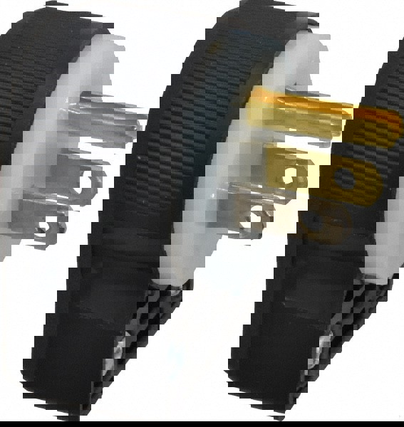 Straight Blade Plug: 5-15P, 125VAC, Black & White